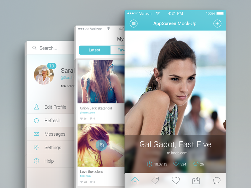 Fashion App Design